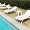White Pacific Chaise by Siesta